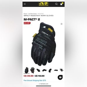 Men’s Mechanix work gloves - Gants de travails Mechanix homme